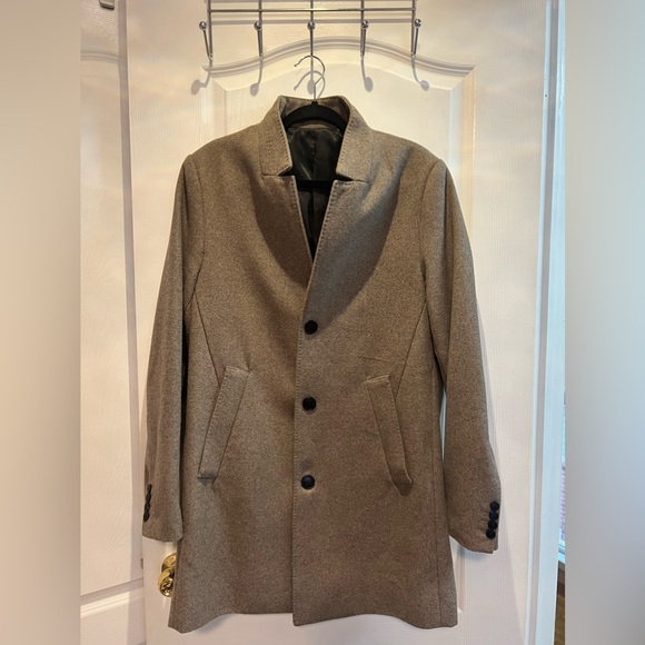 Men’s Long Coat Wool - Picture 1 of 3